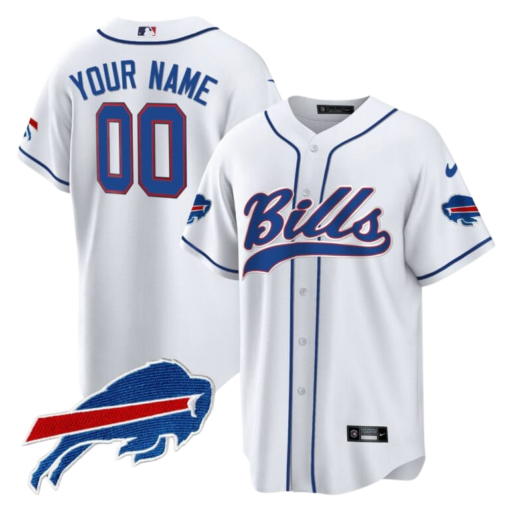 Buffalo Bills Baseball Custom Jersey – All Stitched