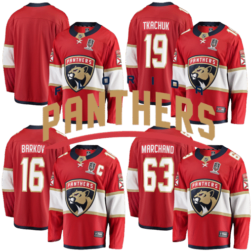 Florida Panthers Red 2025 Stanley Cup Champions Limited Jersey