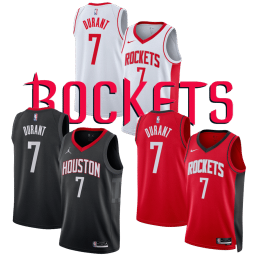 Houston Rockets #7 Kevin Durant Edition Stitched Jersey