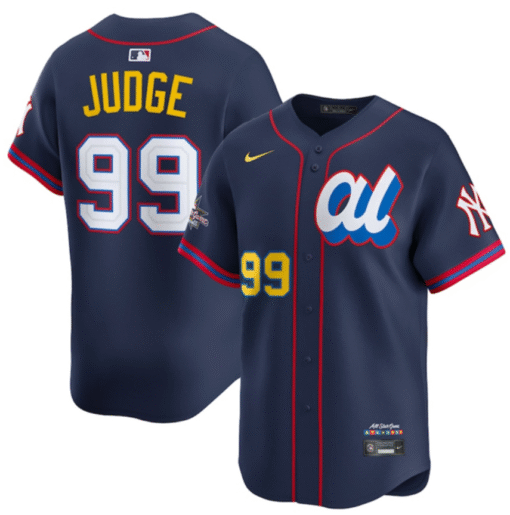 Men's American League Navy 2025 All-Star Edition Limited Player Jersey - Image 3