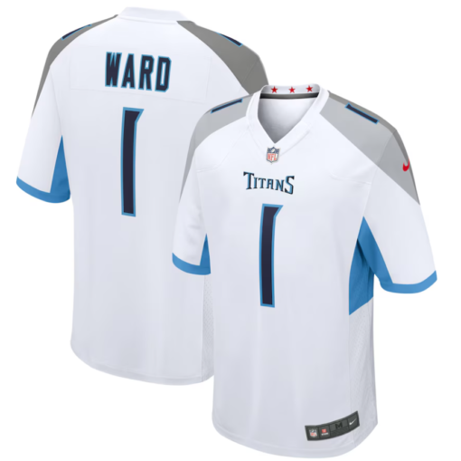 Men's Tennessee Titans #1 Cameron Ward 2025 Limited Jersey - Image 3