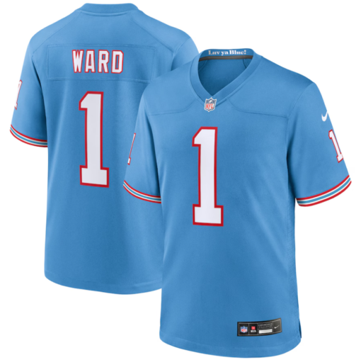 Men's Tennessee Titans #1 Cameron Ward 2025 Limited Jersey - Image 4