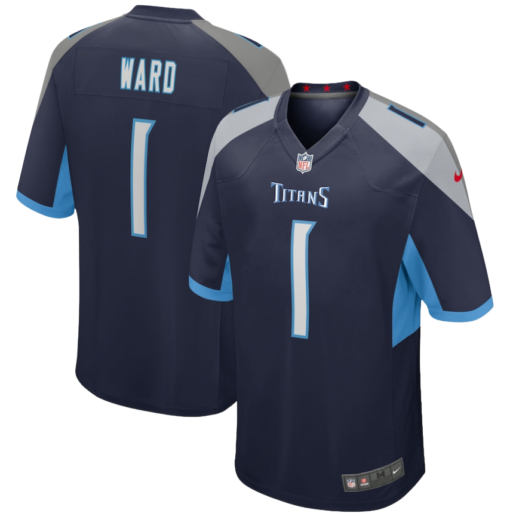 Men's Tennessee Titans #1 Cameron Ward 2025 Limited Jersey - Image 2