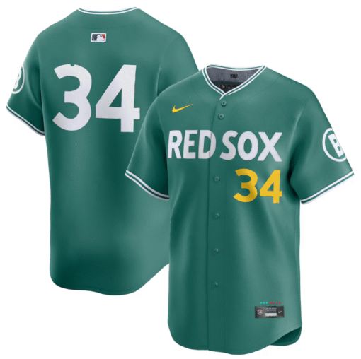 Men's Boston Red Sox Green 2025 City Connect Limited Jersey - Image 4