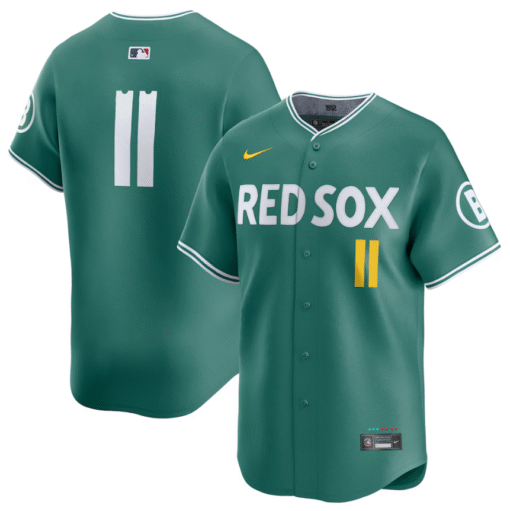 Men's Boston Red Sox Green 2025 City Connect Limited Jersey - Image 9