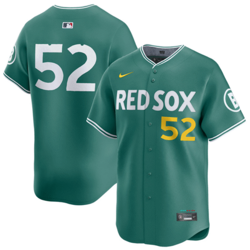 Men's Boston Red Sox Green 2025 City Connect Limited Jersey - Image 6