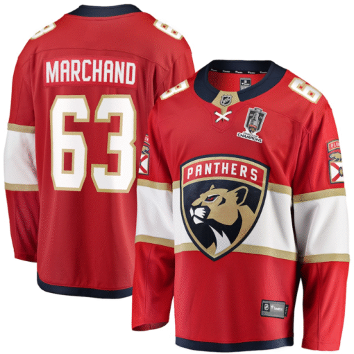 Florida Panthers Red 2025 Stanley Cup Champions Limited Jersey - Image 5
