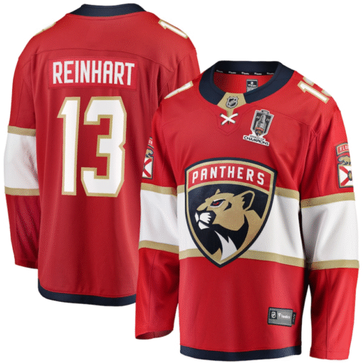 Florida Panthers Red 2025 Stanley Cup Champions Limited Jersey - Image 7