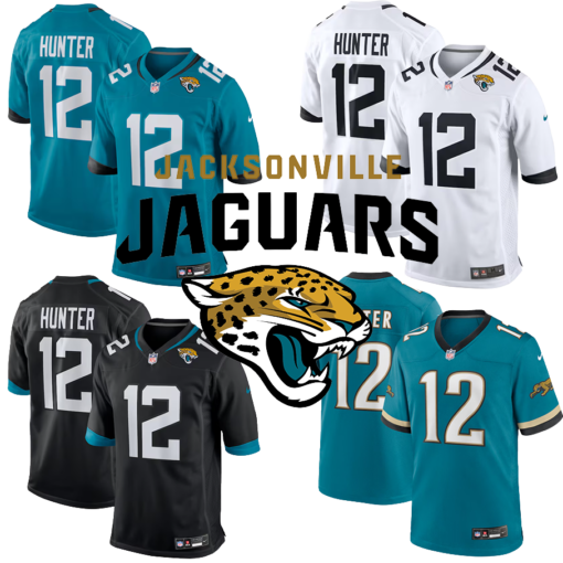 Men's Jacksonville Jaguars #12 Travis Hunter 2025 Limited Jersey