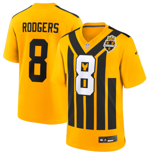 Men's Pittsburgh Steelers Gold Alternate 1933 Throwback Limited Jersey - Image 2