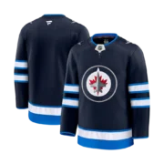 Men's Winnipeg Jets Navy Home Premium Jersey - Image 2