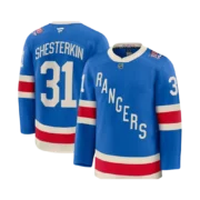 Men's New York Rangers Blue Centennial 2025 Stitched Limited Jersey - Image 5