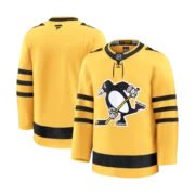 Men's Pittsburgh Penguins Gold Alternate Premium Jersey - Image 2