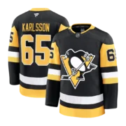Men's Pittsburgh Penguins Black Home Premium Jersey - Image 5