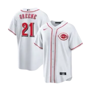 Men's Cincinnati Reds White Home Replica Jersey - Image 3