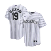 Men's Colorado Rockies White Home Replica Jersey - Image 2