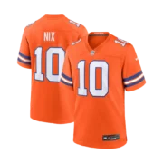 Men's Denver Broncos Orange Mile High Collection 1977 Throwback Game Jersey - Image 2