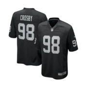 Men's Las Vegas Raiders Black Game Jersey - Image 4