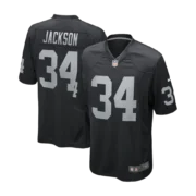 Men's Las Vegas Raiders Black Game Jersey - Image 2