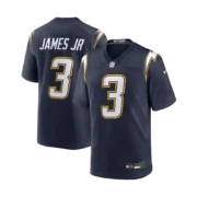 Men's Los Angeles Chargers Navy Alternate Super Chargers Game Jersey - Image 3