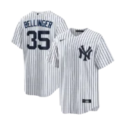 Men's New York Yankees White Home Replica Jersey - Image 4