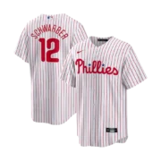 Men's Philadelphia Phillies White Home Replica Jersey - Image 2