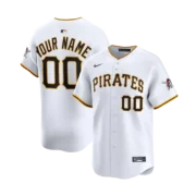 Men's Pittsburgh Pirates White Home Limited Jersey