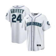 Men's Seattle Mariners White Home Replica Jersey - Image 2