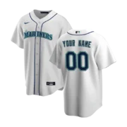 Men's Seattle Mariners White Home Replica Jersey