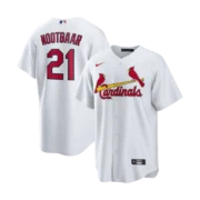 Men's St. Louis Cardinals White Home Replica Jersey - Image 5