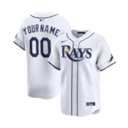Men's Tampa Bay Rays White Home Limited Jersey