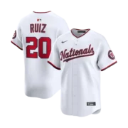 Men's Washington Nationals White Home Limited Jersey - Image 5