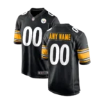Men's Pittsburgh Steelers Black Game Jersey