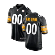 Men's Pittsburgh Steelers Black Game Jersey