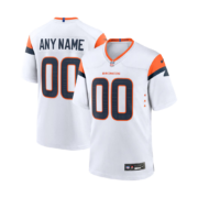 Men's Denver Broncos White Mile High Collection Game Jersey
