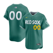 Men's Boston Red Sox City Connect Green Monster jerseys.