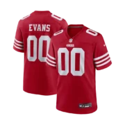 Men's San Francisco 49ers Scarlet Stitched Jersey - Image 4