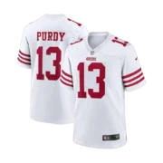 Men's San Francisco 49ers White Stitched Jersey - Image 2