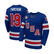 Men's USA Hockey 2026 Royal Home Stitched Jersey - Image 2