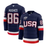 Men's USA Navy 2025 4 Nations Face-Off Stitched Jersey - Image 3