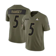 Men's Pittsburgh Steelers 2025 Salute to Service Vapor Limited Jersey - Image 4